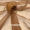 Tela de Organza 2020D Hilo Ruyi Mate Transparente Ligeramente Rígida Accesorios de Encaje Bordado Tela para Empaque de Regalos