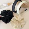 Diadema de Polka Dot Satinada Estilo Coreano, Goma para Recoger el Cabello, Coleta, Moño, Anillo para el Cabello, Diadema de Esponja para la Cabeza, Accesorios para el Cabello
