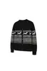 Suéter Cardigan de Punto con Cuello Henley Fair Isle de Dachshund Americano, Nuevo Top Casual de Manga Larga Otoño/Invierno para Hombres y Mujeres