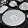 Club Bone China Hotel Platinum Lotus Novo Estilo Chinês Simples Hotel Box Conjunto de Talheres de Alta Qualidade