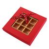 Caja cuadrada con ventana abierta 25 caja Caja de chocolate rosa caja de flores de jabón caja de regalo regalo caja de dulces venta al por mayor personalizado