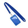 Porta credencial Lanyard Corto Porta Tarjetas Teléfono Móvil Identificación Estudiantil Alta Calidad Unisex Lanyard Azul Control de Acceso