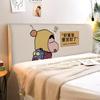 Funda de Cabecera de Cama Infantil de Dibujos Animados Elástica Funda para Respaldo de Cama Universal para Todas las Estaciones Funda Protectora a Prueba de Polvo para Cabecera de Cama