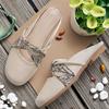 Zapatos Planos Franceses Redondos Retro de Punta Baja para Mujer 2025 Nuevo Estilo de Verano con Falda y Mary Janes Slip-On