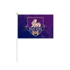 Banderas de soporte de mano para clubes de fútbol para que los aficionados las usen durante los partidos. Se pueden personalizar varias banderas de equipos de club
