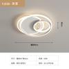 Lámpara LED cuadrada geométrica de espectro completo inteligente para protección ocular contra luz azul, simple, elegante, moderna, decoración del hogar, lámpara de techo