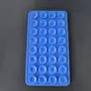 Ventosa Dupla Face de Silicone para Celular Transfronteiriça, Adesivo Quadrado Multifuncional, 32 Peças, Antiderrapante para Banheiro e Cozinha, Uso Doméstico Criativo