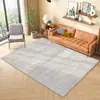 Tapete Impresso de Veludo Cristal Série Cinza Sala de Estar Sofá Mesa de Centro Tapete Fitness Corda de Pular Tapete Grande de Chão