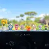 Adornos Lindos de Labubu para Coche, Pequeños Adornos para Coche, Consola Central de Coche Eléctrico, Accesorios para el Interior del Coche, Decoración de Pantalla de Navegación
