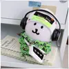 Solo se venden Ropa de Muñeca: Colgante de Muñeco Oso Autocrítico Set de Ropa, Accesorios de Repuesto para Muñeco de 10 cm, Gafas, Sudadera