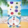 Toalla de Baño de Microfibra para Adulto Doraemon de Dibujos Animados Personalizada para Baño, Natación, Viaje, Portátil, Playa, Deportes