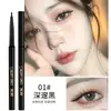 Maquillaje de belleza transfronterizo MKNK delineador de gel impermeable de larga duración que no se decolora, lápiz para cejas gusano de seda, delineador en crema con sacapuntas
