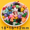 Pato amarillo luminoso de color simulación de dibujos animados pegamento de crema accesorios para funda de teléfono móvil diy juguetes para niños accesorios de resina