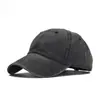 Gorra de Béisbol Lavada Estilo Europeo y Americano, Gorra de Mezclilla, Gorra Vintage Suave con Protección Solar Desgastada, Transpirable y Protectora del Sol