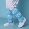 Zapatos Libres de Polvo Antiestáticos Botas Altas Caña Larga Cuero Malla Abierta Lona Transpirables Limpios Taller Libre de Polvo Zapatos de Trabajo para Hombre y Mujer