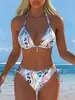 Bikini Sexy de Dos Piezas Transfronterizo Europeo y Americano Nuevo de Verano 2027 Traje de Baño de Moda para Mujer Ropa de Baño para Vacaciones en la Playa Mujer