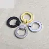 Puxador Circular Moderno Simples para Armário de Sapatos em Dourado Brilhante e Prata, Acabamento Escovado Preto Fosco, Puxador de Argola para Portas de Armário e Puxadores de Gaveta Pequena
