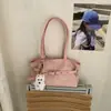 Bolsa Tote de Grande Capacidade para Deslocamento Casual Transfronteiriço 2026 Nova Moda Bolsa de Ombro de Luxo Bolsa Feminina Elegante e Simples