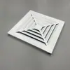 Rejilla de ventilación de techo integrada placa de hebilla de aluminio panel de techo de aluminio de ingeniería panel de ventilación de techo de aluminio salida de aire acondicionado