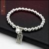 Liga 6mm imitação de prata pulseira de contas redondas Ábaco dois Shihuan pulseira feminina transmissão ao vivo venda quente pequeno fabricante de jóias em estoque