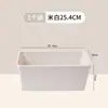 Caixa de Armazenamento de Mesa Retangular sem Tampa Cesta de Armazenamento Grande Trapezoidal de Plástico Caixa de Armazenamento de Cosméticos Caixa para Diversos Escritório