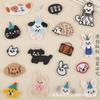 Acessórios de conta de mão DIY bordado patch patch acessórios original desenho animado animal comida para adesivos de pano Wappen