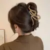 Presilha de garra doce oversized estilo coreano 2026, de alta qualidade e requintada, presilha tubarão versátil para coques na nuca, acessório de cabelo