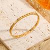 Pulseira Explosiva de Nicho do TikTok em Aço Titânio Números Romanos Diamante Feminina Luxo Leve High-end Sem Queda Pulseira de Namorada