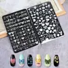Suministro Transfronterizo de Juegos de Placas de Estampado para Uñas, Plantillas DIY de Transferencia para Uñas, Venta al por Mayor de Fabricantes