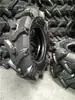 Pneu Maciço para Motocultivador 350--5-6 400 500 600-7-8-10-12 Montagem de Roda de Aço Espinha de Peixe Inflável