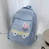 Mochila Escolar Infantil Transversal Cartoon Tendência Legal Menina Leve Casual Passeio Viagem Mochila Fofa Grande Capacidade Bolsa de Ombro Duplo
