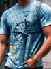 2022 Europeu e americano masculino 3D impressão digital estilo esportivo solto plus size manga curta camiseta moda de rua camiseta masculina