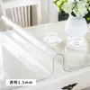 Amazon Alfombrilla de Mesa Transparente de Primera Generación Mantel de Vidrio Suave Mate Impermeable para el Hogar Tablero de Cristal PVC Anti-Aceite de Chile