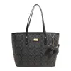 Bolsa de Tela Estampada para Mujer 2025 Nueva Bolsa Grande de Gran Capacidad para el Trabajo Moda Color Contrastante Presbicia Lujo Ligero Portátil Bolso de Hombro Moderno