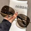 Nuevas gafas de doble puente para hombre, conducción, pesca, polarizadas antirreflejos, aviador, gafas de sol de nylon de alta calidad, mujer