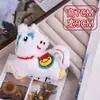 Regalo de Año Nuevo Año del Caballo Etiqueta con Nombre Colgante de Peluche Accesorios para Mochila Escolar de Niños Estudiantes Guardería Día de Año Nuevo Pequeño Regalo
