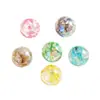 Cuentas de Concha, Cuentas Redondas de Cristal, Cadena para Teléfono DIY, Accesorios de Joyería de Resina, Cuentas de 12 mm, Estilos Mixtos, Venta al por Mayor