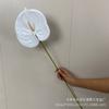 Flor artificial único ramo 3D grande fita de palma vermelha sentir Fábrica atacado casamento casamento hotel decoração flor transmissão ao vivo