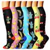 7 pares de calcetines de compresión deportivos de traje multiestilo 7 pares de calcetines de compresión de traje fabricantes venta al por mayor disponibles calcetines de compresión para hombres y mujeres
