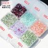 Cristal de Tempestade de Pedra Quebrada Resina Fluxo de Areia Gato Patinha Mahjong Agitador Irregular Colorido Diamantes Triturados Materiais DIY