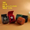 Caja de Almacenamiento de Cuero para Relojes Verde Fantasma del Agua Reloj Mecánico Protector a Prueba de Polvo Bolsa para Relojes Una, Dos, Tres Posiciones para Relojes Portátil de Viaje