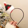 Diadema Luminosa Navideña de Dibujos Animados Pinzas para el Cabello Diadema Dulce Linda de Astas Ambiente Pinzas de Felpa para el Cabello para Niños
