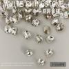 Celebridad de Internet Pedrería Súper Brillante para Uñas Pedrería Blanca de Base Puntiaguda Irregular Pedrería en Forma de Corazón Dulce de Roca Accesorios para la Cabeza Octagonales Accesorios para Uñas
