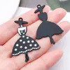 Accesorios de Joyería Vintage DIY Transfronterizos, Dijes Estampados Esmaltados para Bolsos, Pendientes Creativos, Collares, Colgantes para Llaves