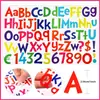 4 tipos de pegatinas de letras y números de colores, incluyendo letras mayúsculas y minúsculas, adecuadas para etiquetas autoadhesivas, logotipo personalizado