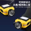 Linterna frontal brillante transfronteriza con ajuste de cinco velocidades, lámpara de gorra desmontable por inducción, linterna frontal de alta potencia para exteriores de largo alcance