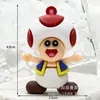 Llavero Muñeco Colgante Juguete Pequeño Super Mario Llavero de Coche Decoración Dibujo Animado Mario