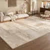 Novo Tapete para Sala de Estar Estilo Wabi-Sabi, Lavável, Limpável, Impermeável, Isolamento Acústico, Sofá, Quarto, Tapete de Chão ao Lado da Cama, Cobertura Completa Grande Área