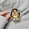 Bebé Llorando Lindo de Dibujos Animados Adecuado para Soporte de Teléfono Magnético Magsafe, Retráctil y Plegable, Conveniente y Fuerte Adsorción para Mujeres
