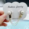 Clipe de lenço de cristal de vidro da moda coreana para mulheres, fivela de conexão de gola justa para cardigã, clipe anti-exposição, atacado